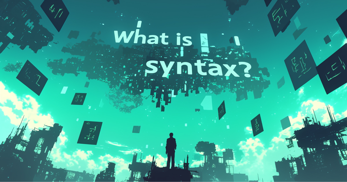 Article banner: What is Syntax? How Syntax Shapes Programming Languages
